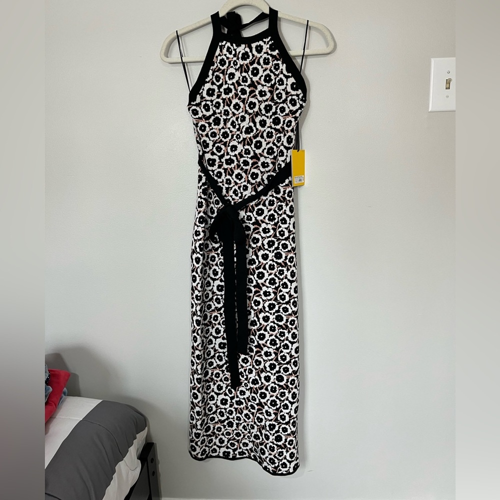 NWT Diane Von Furstenberg for Target Floral Print Knit Halter Womens Dress Small